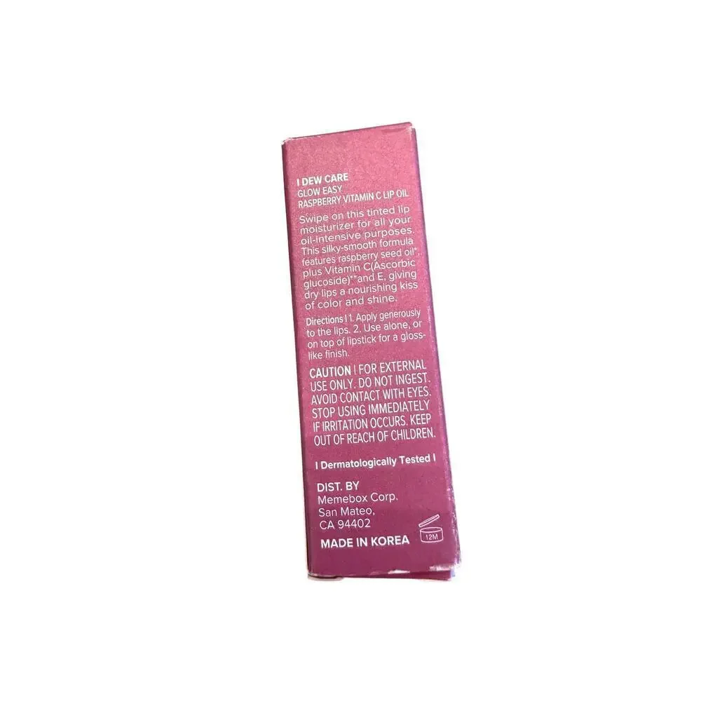 I Dew Care Raspberry Glow Easy Vitamin C Lip Oil 6 mL / 0.20 fl.oz.